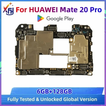 100% סמארטפון על לוח האם Mate HUAWEI 20 Pro הראשי המעגל העולמי גרסת 128GB לוגיים