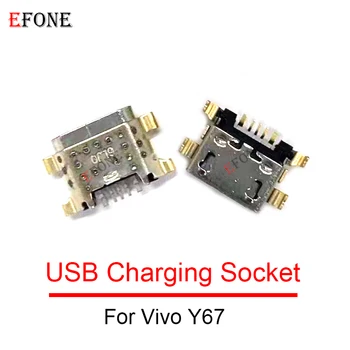 10PCS עבור VIVO Y67 USB לטעינה בנמל העגינה תקע המטען למחבר שקע