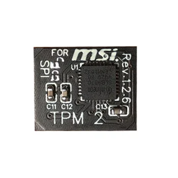 2.0 הצפנה מודול אבטחה מרחוק כרטיס 12 Pin SPI TPM2.0 מודול האבטחה עבור לוח האם