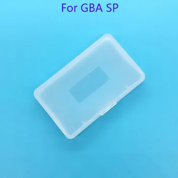 2pcs/lotClear פלסטיק מחסנית משחק המקרים תיבת אחסון מגן בעל כיסוי מעטפת עבור נינטנדו GBA SP משחק גיים בוי ילד GBA