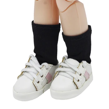 30CM BJD בובת קשת גרביים 6 נקודות, 4 נקודות תינוק ענק בגדים נעלים אביזרים גרביים צעצוע