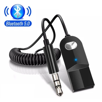 Bluetooth אלחוטית מתאם Aux USB שקע 3.5 מ 