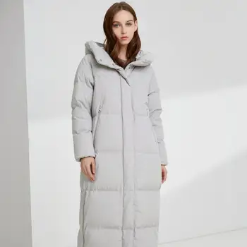 BOSIDENG נשים החדשה של זמן מזדמן אופנה חם למטה ז ' קט, מעיל החורף מוצק צבע B90141530DS