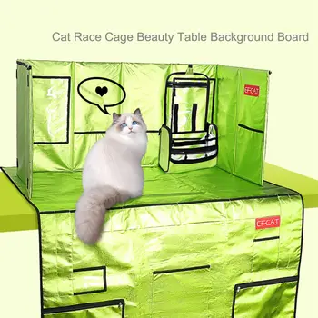 EFCAT גזע החתול לכלוב היופי שולחן רקע לוח פרס FlowerTablecloth כלי בד