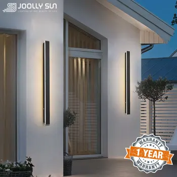 Joollysun קיר אור חיצוני עמיד למים מנורת קיר LED השער תאורת גינה מקורה חדר שינה סלון חדר אמבטיה קישוט אורות