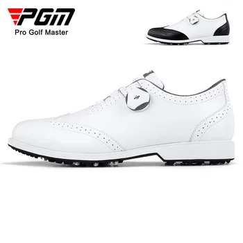 PGM גברים של נעלי גולף ידית שרוכי נעליים אנטי-צד להחליק עמיד למים ספורט גברים נעלי ספורט נעלי XZ206