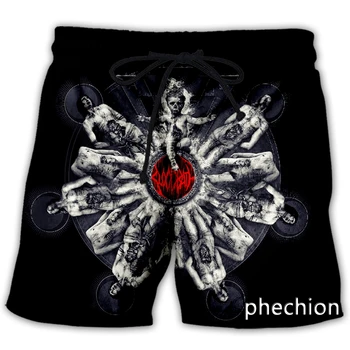 phechion גברים/נשים דמים הלהקה מודפס 3D מזדמנים מכנסיים קצרים אופנה אופנת רחוב גברים רופף ספורט קצרים A282