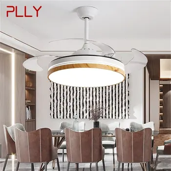 PLLY מאוורר תקרה אור קיט 3 צבעים LED עם שליטה מרחוק בלתי אוהד להב הביתה חדר אוכל חדר השינה מסעדה