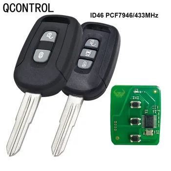 QCONTROL רכב מרחוק מפתח שליטה 433Mhz ID46 עבור שברולט Captiva אופל Antara 2/3 אוטומטית כפתורי Keyless Fob עם pcf7946 צ ' יפ