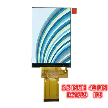 R61529 נהג IPS LCD 3.5 אינץ ' מסך TFT 320RGB*480 40pin PCB מחבר שמש קריא התנגדות TP לוח מגע