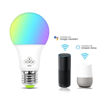 Wifi חכם הנורה LED שלט רחוק הוביל אור 4.5 W RGB קסם נורות תואם עם אלקסה Google חכם, אוטומציה ביתית