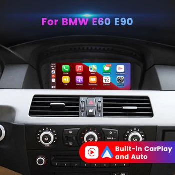 אלחוטית CarPlay רדיו במכונית מולטימדיה עבור ב. מ. וו סדרה 5 E60 E61 E63 E64 E90 E91 E92 אנדרואיד אוטומטי GPS 2din