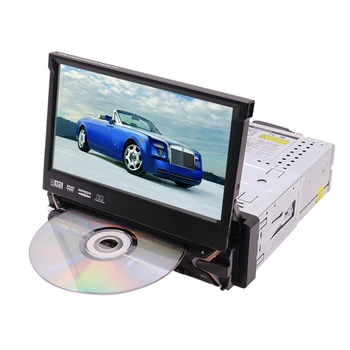 אנדרואיד 10.0 ש יחיד Din 1 7 אינץ נגן DVD לרכב סטריאו FM/רדיו ראי קישור 4G CAM-USB ניווט GPS