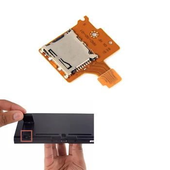 החלפת Micro SD חריץ כרטיס TF שקע הקורא לוח נינטנדו מתג NS מסוף חלק תיקון קיט