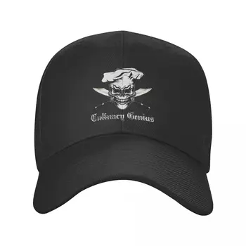 חברה חדש גאון קולינרי הגולגולת שף כובע בייסבול לנשימה בישול פיראט אבא כובע הגנה מהשמש כובעי Snapback משאית כמוסות