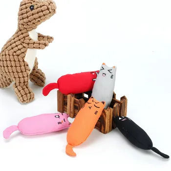 חתול צעצוע חריקת שיניים נפית החתולים צעצועים יוטה חמוד ביטוי האגודל צעצוע אינטראקטיבי ציפורניים שחיקה נשיכת חתול מצחיק הכרית במקום