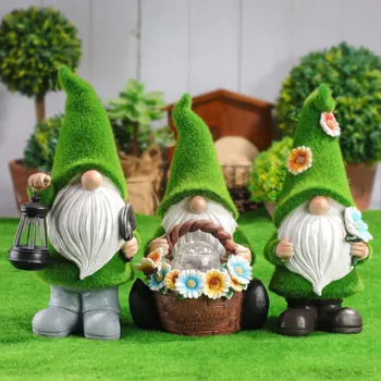 יום פטריק הקדוש Gnome בובה בעבודת יד סקנדינביה שדון תלויים קישוטים כובע ירוק תלתן בפלאש צעצוע לילדים הביתה לחופשה עיצוב
