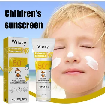 ילדים קרם מרענן שמן חינם השמש מגן מתון לא מעצבן אנטי-חמצון התנגדות Uv חיצונית קרם גוף, קרם