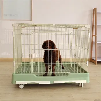 מודרני ברזל מחושל כלב כלובים קטנים כלב בגודל בינוני הכלוב משק הבית מקורה כלב ארנב הכלוב חתול מחמד בכלוב חיצוני הבית הכלב למלונה