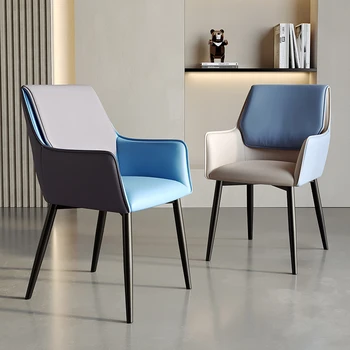 מסעדה זרוע הכיסא המשחקים מעצב יוקרה, עיצוב מטבח, כסאות אוכל מודרניים ארגונומי Chaises-סל אבוס ריהוט הבית