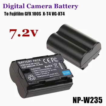 מצלמה דיגיטלית NP-W235 סוללה נטענת 7.2 v 2000mAh חל Fujifilm GFX 100 X-T4 VG-XT4 מצלמות