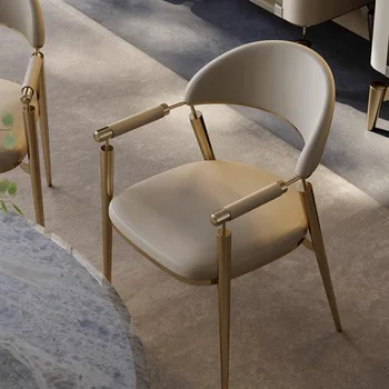 פאר מודרני כסאות אוכל היד Office כיסאות בר נורדי ארגונומי פינת אוכל כיסאות עור Muebles De Cocina ריהוט גן