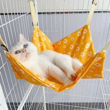 קיץ מגניב כלב חתול מחמד תלוי ישן במיטה ערסל חלון הר להסרה קייג ' יוואווה שפיץ בולדוג Shitzu לפוג אביזרים