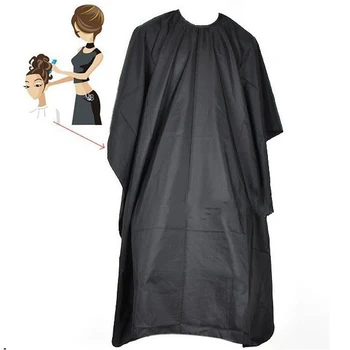 שחור שיער קייפ שיער מקצועי-חותך סלון מספרה בד לעטוף להגן על שמלת סינר עמיד למים חיתוך שמלת שיער בד לעטוף