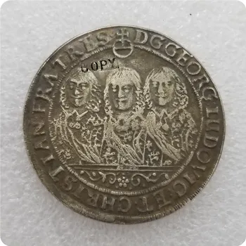 תלר-1652-GEORGIVS-לודוויק-נוצרי מטבע להעתיק מטבעות הנצחה-העתק מטבעות מדליית מטבעות אספנות